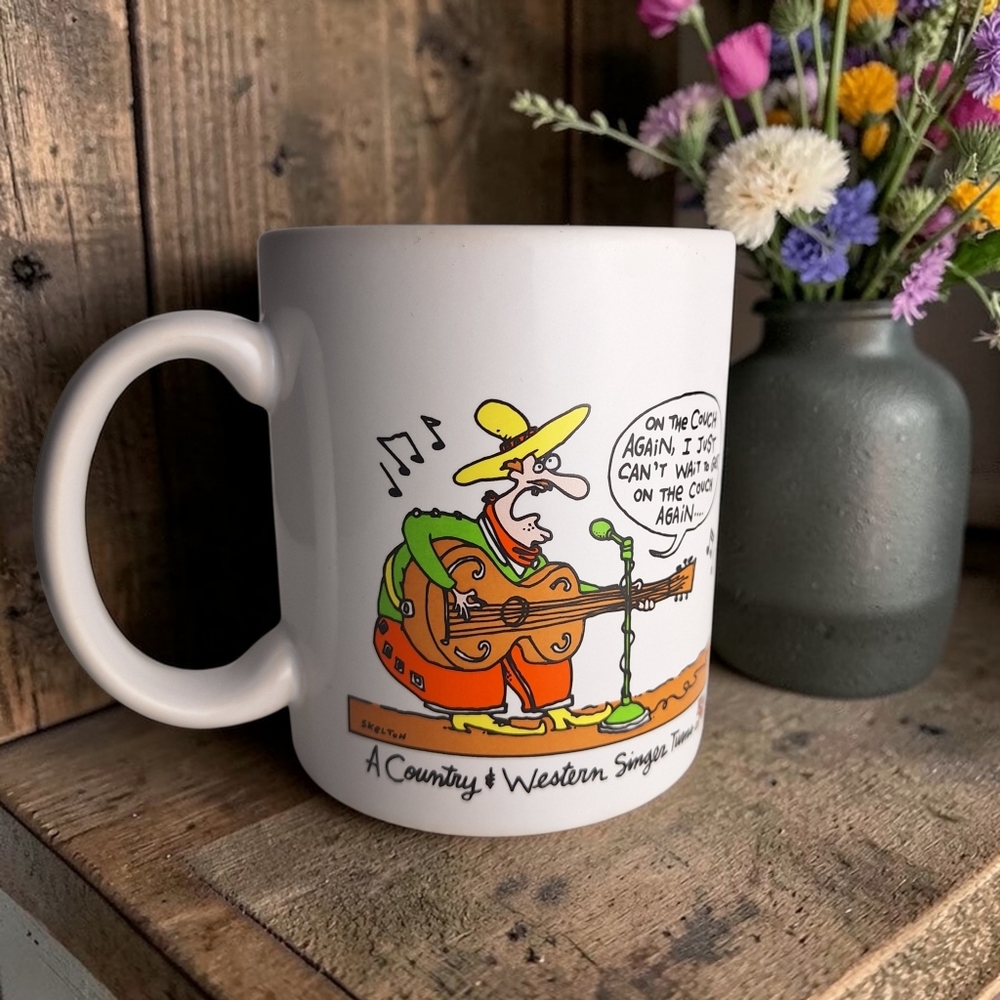 Shoebox Greetings 50th Birthday Coffee Mug On The Couch Again